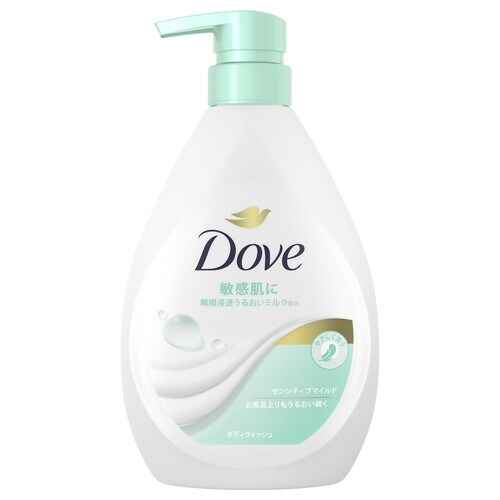 ダヴボディWセンシティブマイルド本体470G×12