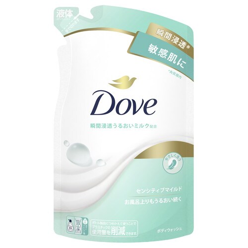 ダヴボディWセンシティブマイルド替用330G×18