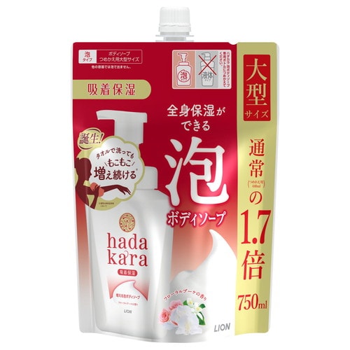 ハダカラボディーSP泡フローラル替750ML×12