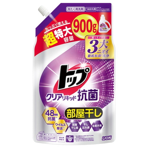 トップクリアリキッド抗菌 詰替 900G×12