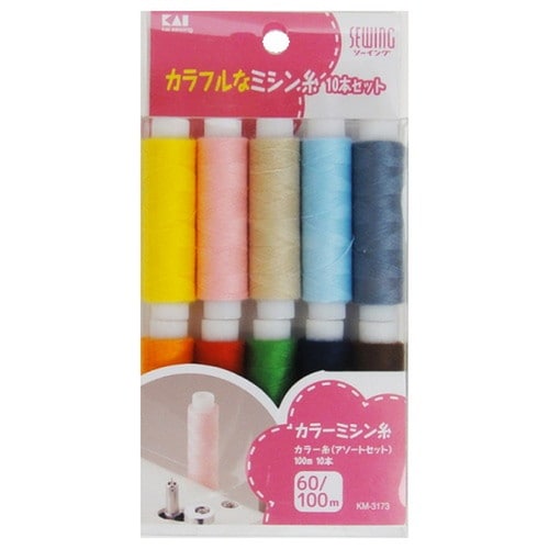 カラー糸アソートセット100M10本×120