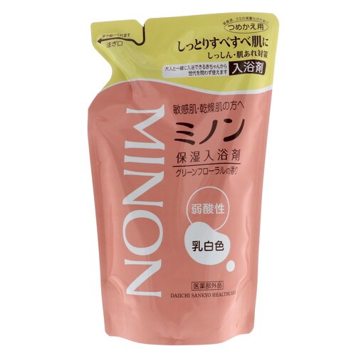 ミノン薬用保湿入浴剤400ML詰替×18