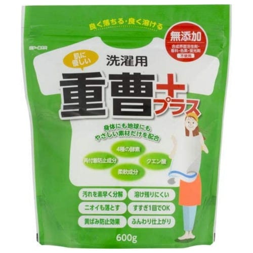 洗濯用重曹プラス 600G×24