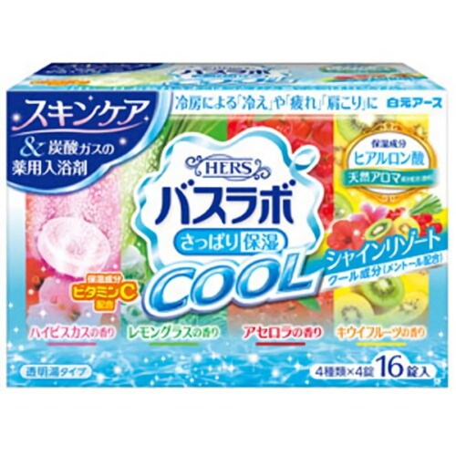 バスラボクールシャインリゾートアソート16錠×16