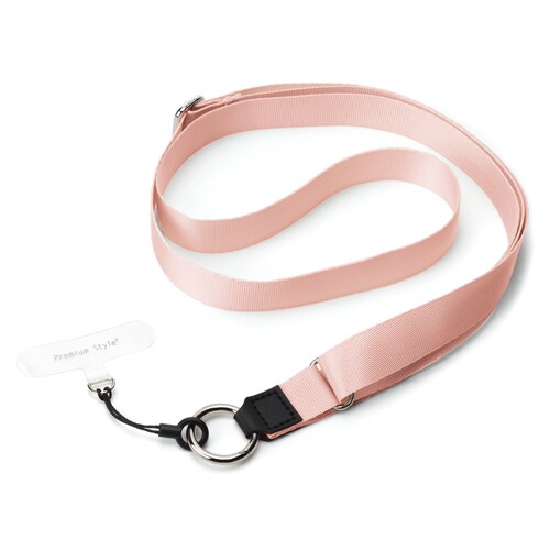 ショルダーストラップ 平紐タイプ ピンク2セット