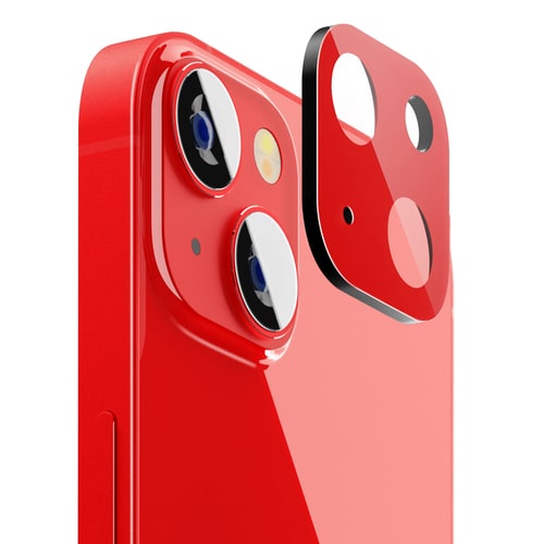 iPhone14 プロテクター レッド 2セット