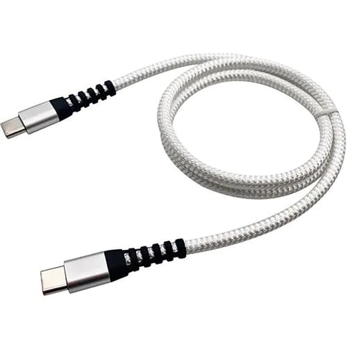 タフケーブルタイプC/タイプC 銀0.5m3セット
