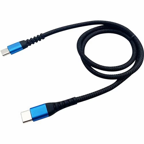 タフケーブルタイプC/タイプC 青0.5m3セット