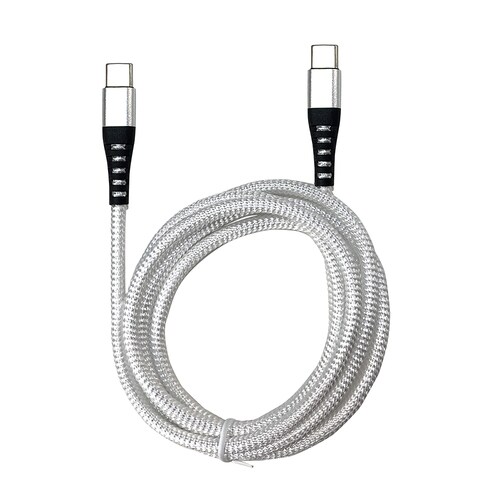 TypeC−TypeCケーブル1.2m 銀2セット