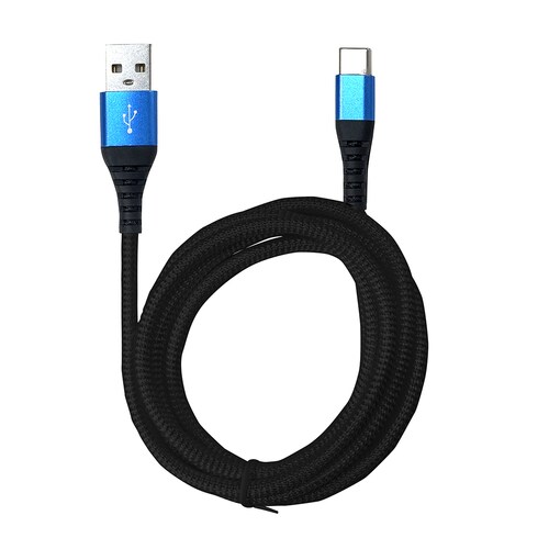 TypeC−TypeCケーブル1.2m 青3セット