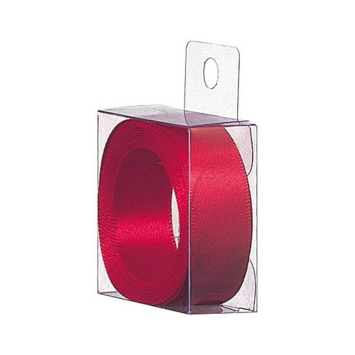 カットサテンリボン レッド 18mm幅 5セット