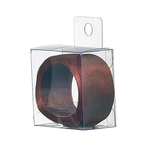 カットオーガンジーリボンブラウン24mm幅5セット