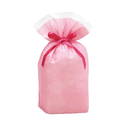 シンテックス巾着BAGマチ付きピンク M 5セット