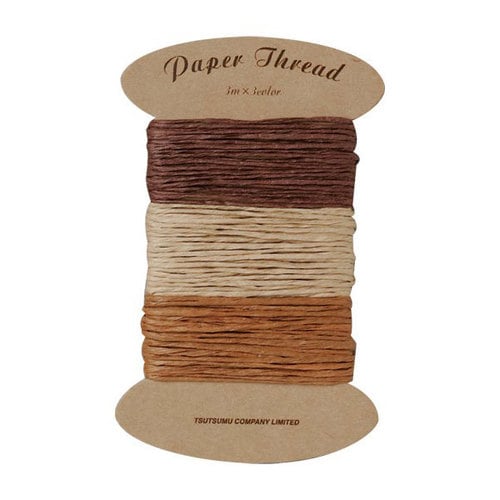 ペーパースレッドナチュラル3色×各3m 10セット