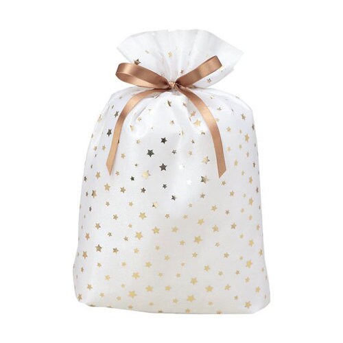 巾着袋ホワイトシャイニースターMサイズ4セット