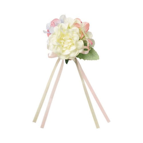 クリップオーナメント ブーケ ホワイト 5セット