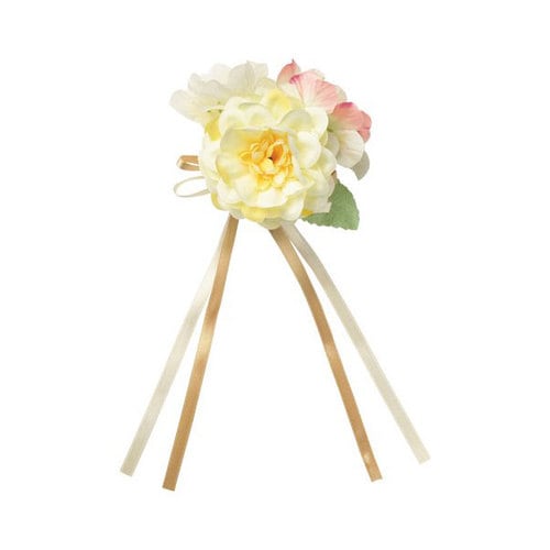 クリップオーナメント ブーケ イエロー 5セット