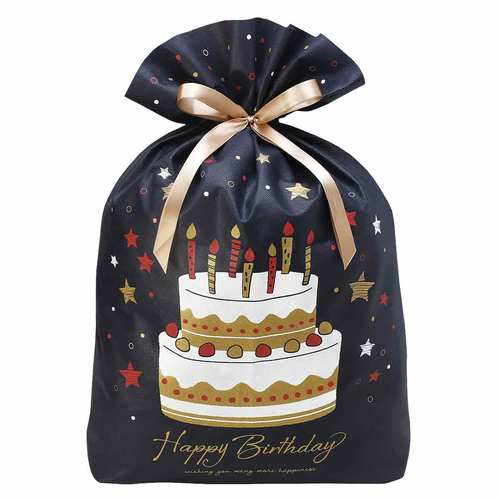 巾着バッグ バースデーケーキ 480幅 5セット