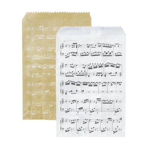 ペーパーバッグ平袋スコア柄2色10枚入10セット