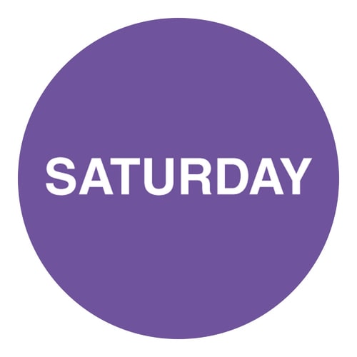 ウィークリーラベルφ38mm・英字 LD