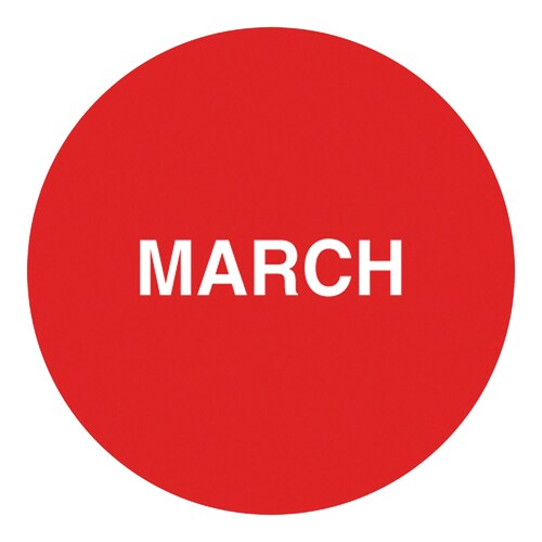 マンスリーラベルφ38mm・英字 LDT