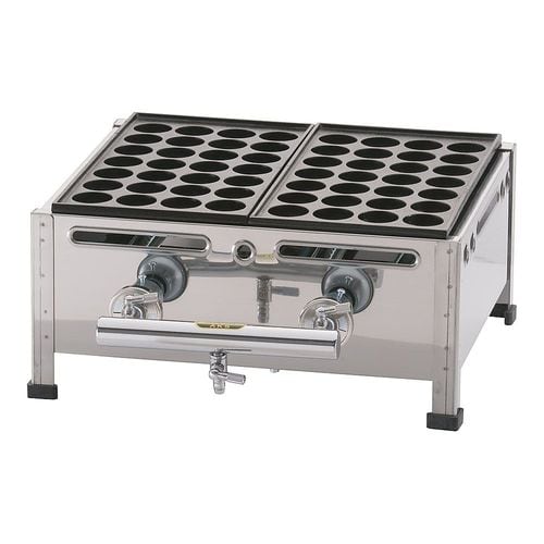 GTK235たこ焼器(28穴)2枚掛