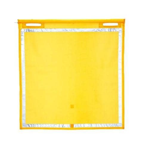 JWF−MYR メッシュ旗 蛍光イエロー