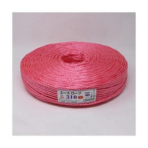 エースロープ No.310 赤 溶着5個