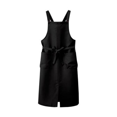 27328 ムネアテエプロン クロ M