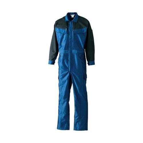 続服C70%T30%濃青両肩袖黒4L