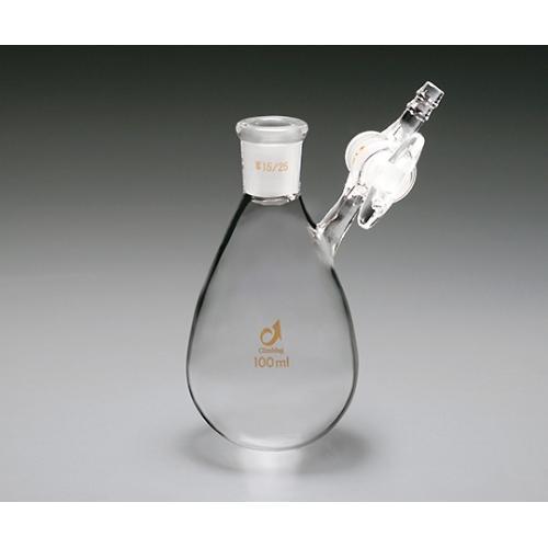 シュレンク管ナス型二方30mL15/25