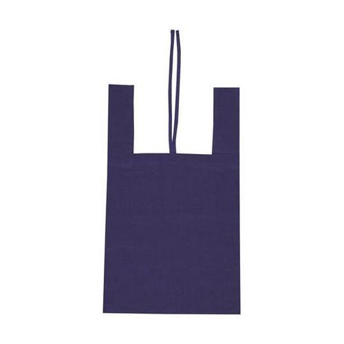 コットンバッグ レジ袋型(ネイビー)10