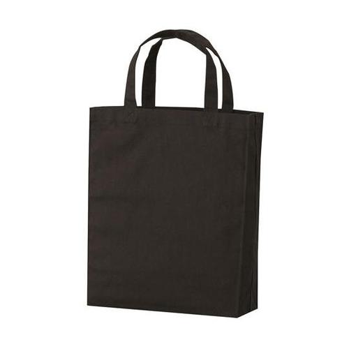 厚手コットンバッグ A4マチ付(ブラック