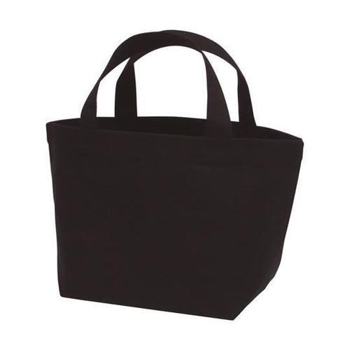 厚手コットンバッグ トートSワイド(ブラ
