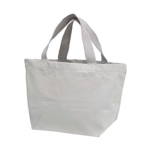 厚手コットンバッグ トートSワイド(グレ