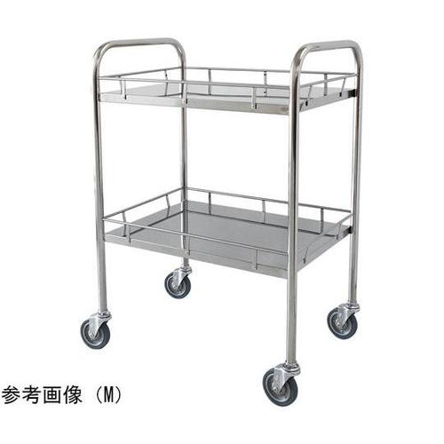 ステンレスワゴン(天板四方柵付・2段)M
