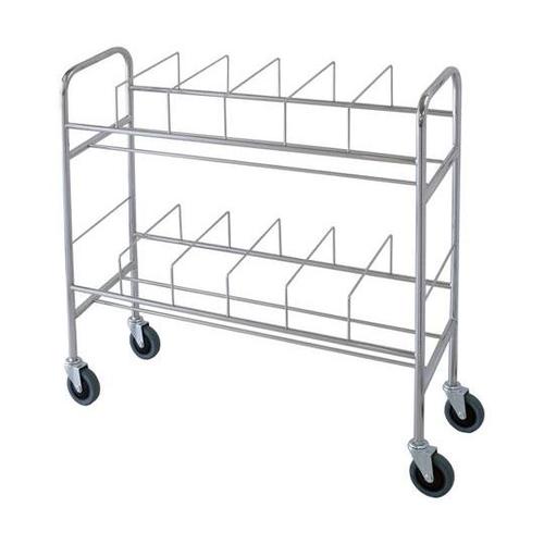 カルテワゴン(ブックワゴン) ステンレス