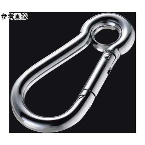 カラビナA型(リング付) ステンレス 6mm