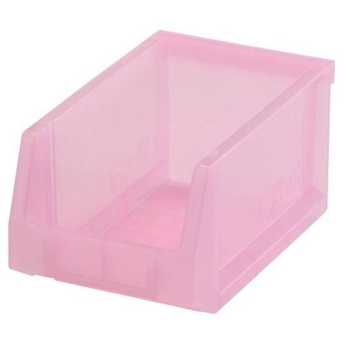 小型コンテナー TB−1 透明ピンク 40個入