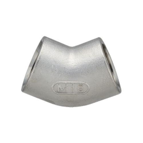 SUS304 低圧ネジ込 45°エルボ_25A