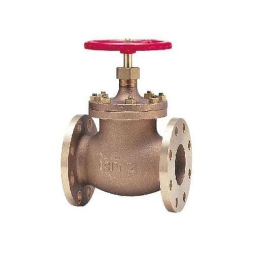 青銅グローブ弁【テフロンジスク入・フランジ】