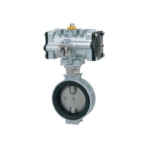 アルミ空圧バタ弁【ショートネック・複作動】