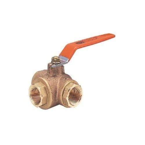 青銅三方ボール弁【3方4面シート・Lポート】