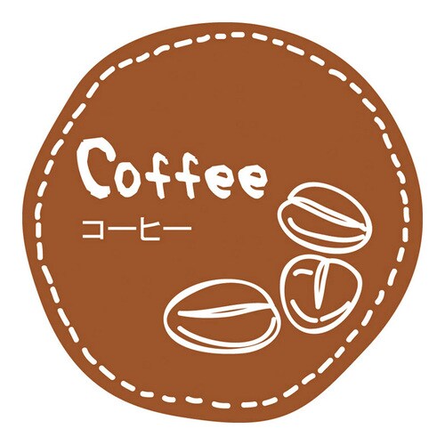 テイスティシールコーヒーΦ28100枚50セット