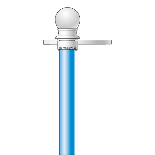 スタイリッシュポール 青 20本