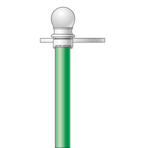 スタイリッシュポール 緑 20本