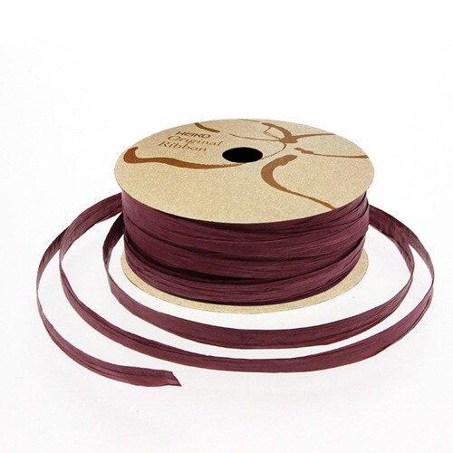 ペーパーラフィア5×50#12バーガンディー10