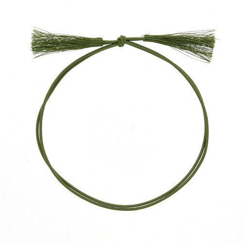 彩ゴム二重ゴム房38cm折径16cm濃緑20セット