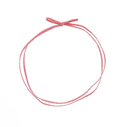 平彩ゴム二重片花結び74cm折径15cmピンク20