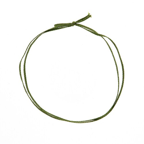 平彩ゴム二重片花結び74cm折径15cm濃緑20